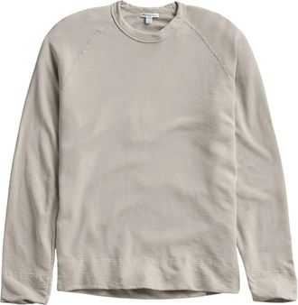 James Perse Hoodies & sweatvesten, Heren, Grijs, S, Katoen, Vintage French Terry Sweatshirt