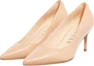 Guess Bravo Pump - Dames - Pumps - Beige - 38 1/2 EU - Leer - Schoenen