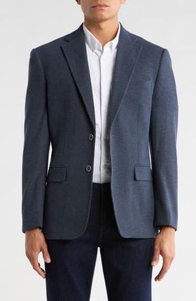 Lucky Brand Rib Knit Blazer in Navy at Nordstrom Rack, Size 48Regular