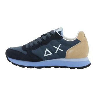 Sun 68 Sneakers, male, Blue, Size: 11 US Low Top Sneakers