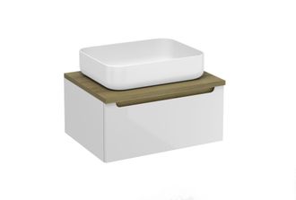 Puma Naturel - Mueble De Ba&ntilde;o Bajo Lavabo Stilla 60x30x45 Cm, Blanco (stillad06007dbk)