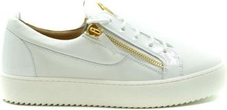 Giuseppe Zanotti White Leather Sneakers