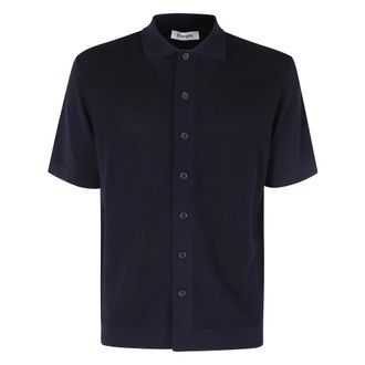KANGRA Cardigans, male, Blue, Size: XL Maglia Camicia MM Over