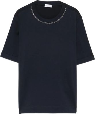 Brunello Cucinelli T-shirt girocollo - Nero