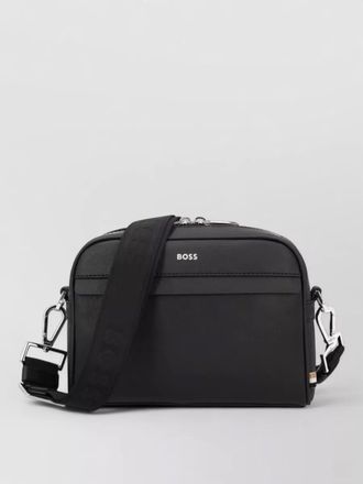 HUGO BOSS messenger bag adjustable and detachable strap hardware