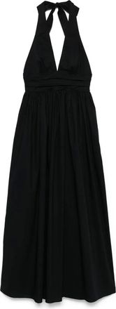 Matteau Abito midi con scollo allamericana - Nero