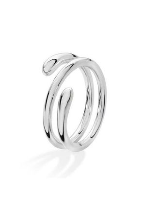 Lucy Quartermaine Coil Drop Ring in Sterling Silver at Nordstrom, Size 8.5