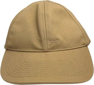 Off-white SMR Logo Baseball Cap - Heren - Petten - Beige - ONE Size - Katoen - Accessoires