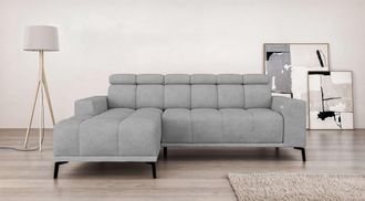 HOME AFFAIRE Ecksofa »CAZIE, Designsofa, L-Form, trendige Bubble-Optik,« L-Form mit Wellenunterfederung, Recamiere rechts/links bestellbar