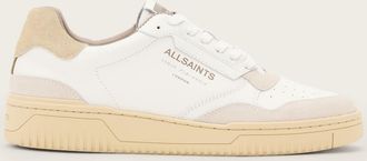 AllSaints Cow Leather Regan Leather Low Top Trainers, Size: UK 10/US 11/EU 44