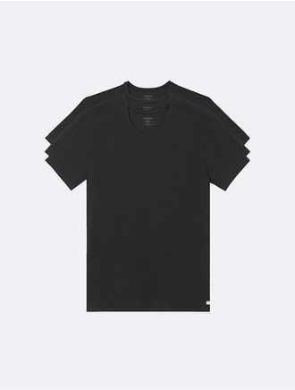 Calvin Klein Mens Cotton Stretch 3-Pack Crewneck T-Shirt - Multi - XL