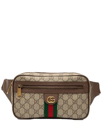 Gucci 2000-2015 Small GG Supreme Ophidia belt bag - Brown