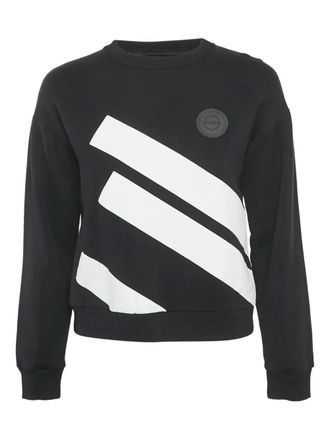 Versus stripe-print sweatshirt - Black