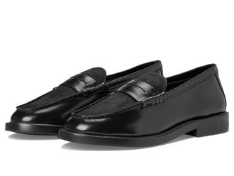 Steve Madden Madison Womens Flat Shoes Black Leather H : 7.5 M