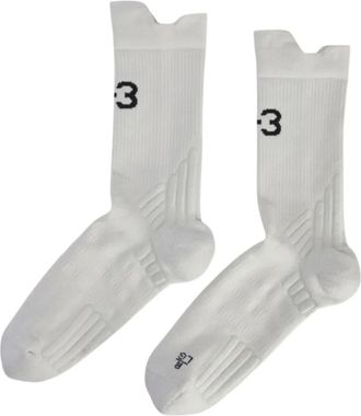 Yohji Yamamoto Calzini con logo - Bianco