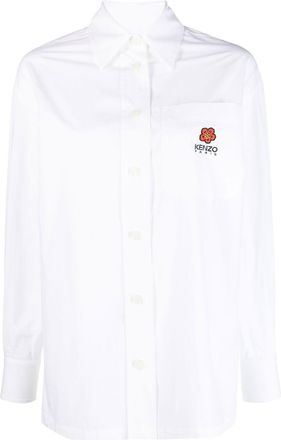 Kenzo Boke flower shirt - women - Cotton - 36 - White