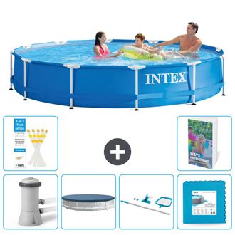 Intex Piscina Con Estructura Redonda - 366x76 Cm - 7-piezas S191