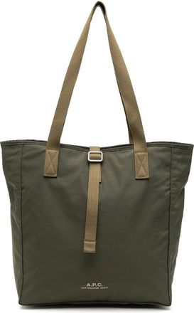A.P.C. A. p.c. Logo-detail Buckle-strap Shoulder Bag