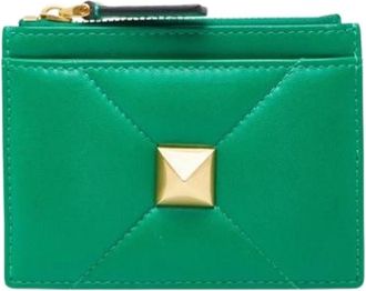 Valentino Pre-owned Coin Purse - Dames - Vintage Accessoires - Groen - ONE Size - Leer - Vintage