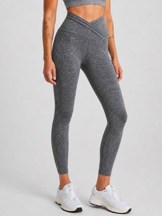 YEAR OF OURS Stretch Veronica Legging In Heather Grey