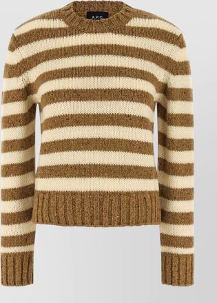 A.P.C. striped wool jumper
