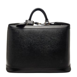 Louis Vuitton Black Leather Boston Bag (Pre-Owned)