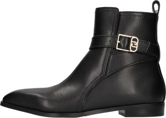 Liu Jo Enkellaars - Dames - Enkellaarsjes - Zwart - 38 EU - Leer - Schoenen