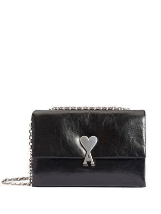 Ami Borsa a spalla in pelle - Nero