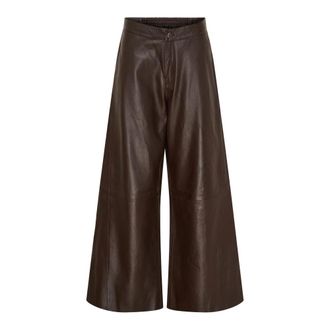 BTF-CPH Pantaloni in pelle - - Trousers - Donna - Marrone - S