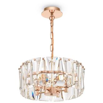 Maytoni Lampadario Contemporaneo Puntes Metallo Oro 4 Luci