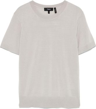 Theory T-shirt in lana - Grigio