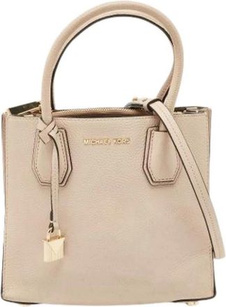 Michael Kors Pre-owned Handbag - Dames - Vintage Handtas - Roze - ONE Size - Leer - Vintage