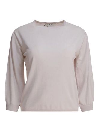 Max Mara round-neck wool sweater - Grey