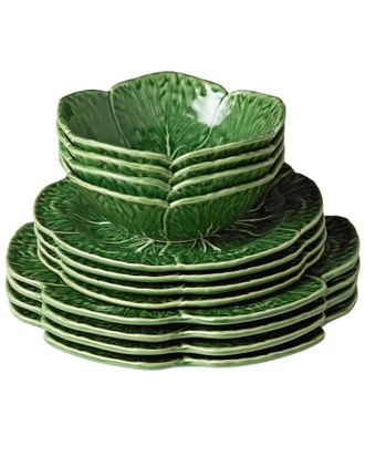 Certified International Le Jardin Cabbage 12Pc Dinnerware Set