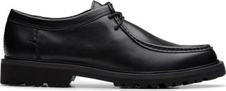 Clarks Berwick Seam - Heren - Veterschoenen - Zwart - 43 EU - Leer - Schoenen