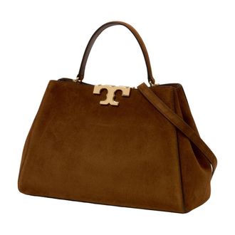 Tory Burch Womens Eleanor Top Handle Bag Brown Cowhide
