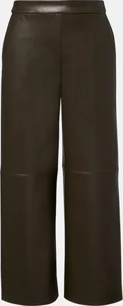 Max Mara Pantalones rectos cropped