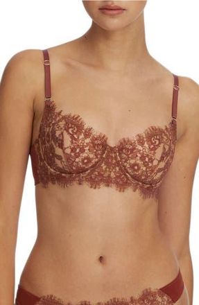 Skarlett Blue Entice Underwire Balconette Bra in Clay/nylon at Nordstrom Rack, Size 32G (4D Us)