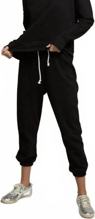 perfectwhitetee Johnny Sweatpant In True Black