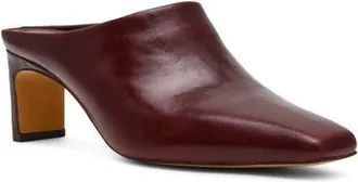 Steve Madden Jamason Leather Heeled Mule in Burgundy Leather at Nordstrom, Size 8.5