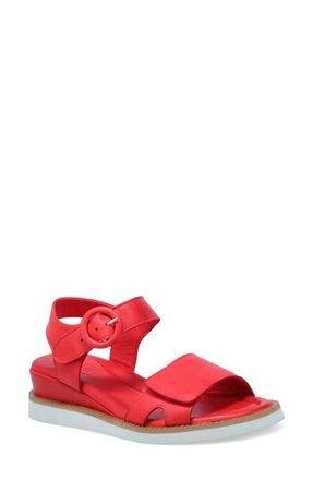 Miz Mooz Eva Ankle Strap Platform Wedge Sandal in Scarlet at Nordstrom, Size 10.5-11Us
