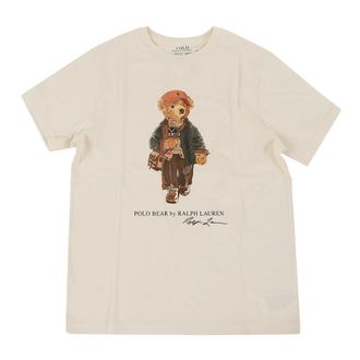 Ralph Lauren Tops, Heren, Beige, M, Gebreid T-shirt