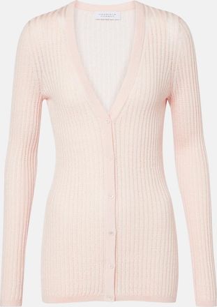 Gabriela Hearst Emma pointelle cashmere and silk cardigan