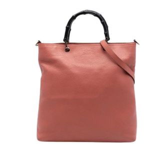 Gucci Pre-owned Satchel - Dames - Pre-owned - Roze - Maat: ONE Size Leer