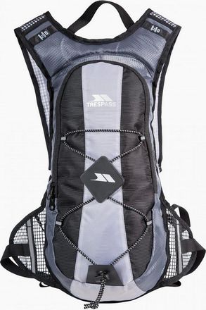 Trespass Mirror Hydration Backpack/Rucksack (15 Litres) With Water Resevoir (2 Litres) - Silver - Size: ONE size