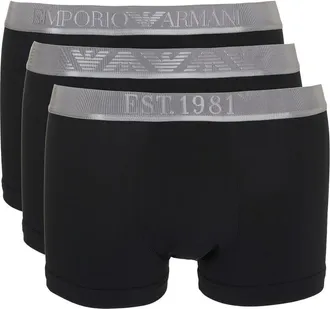 Emporio Armani Logo Boxers - 3 Pack