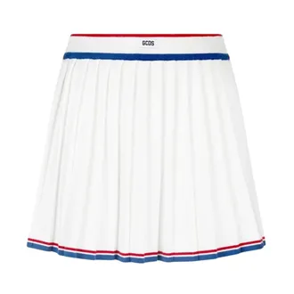 GCDS Gcds, Dames, Rokken, Wit, Maat: XL Viscose