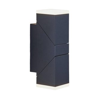 Lindby Lindby - L&aacute;mpara De Pared Led Exterior sally En Negro Aluminio