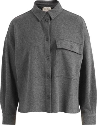 Max Mara Dames, Blouses & Shirts, Grijs, Maat: M