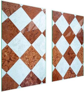 OEM Placa Protectora De Vidrio Para Estufa 75x52 Mosaico